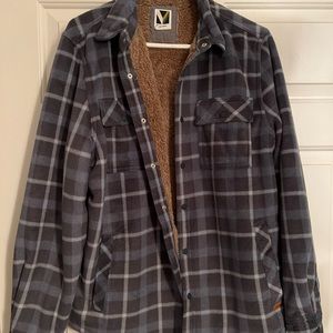 Voyager flannel fleece jacket. Unisex. Very lightly worn.